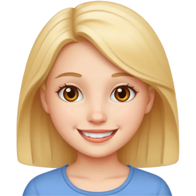 Cute girl emoji