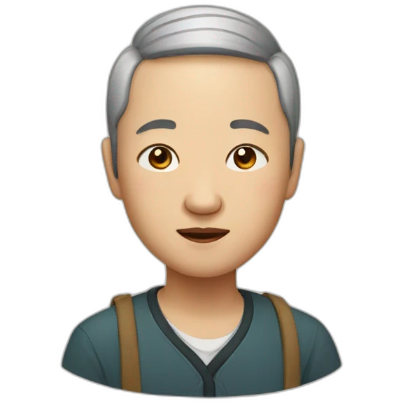 Portrait of a Chinese resident emoji