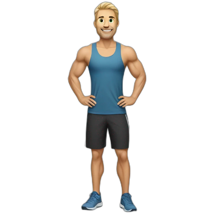 Fitness coach emoji