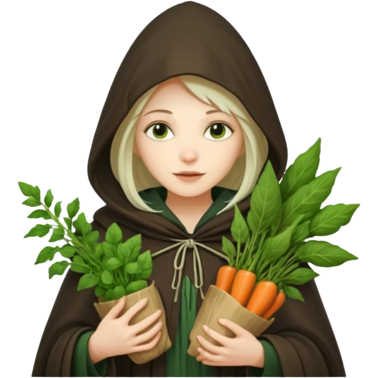 Herbal witch emoji