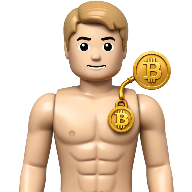 lego homme bitcoin emoji