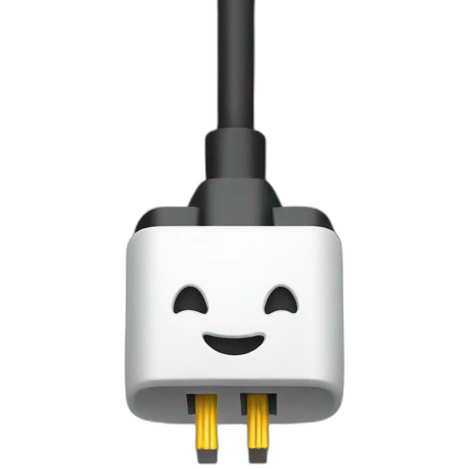 electrical plug with cable emoji