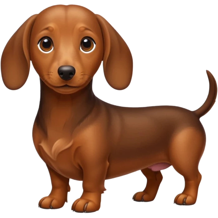 Perro salchicha emoji