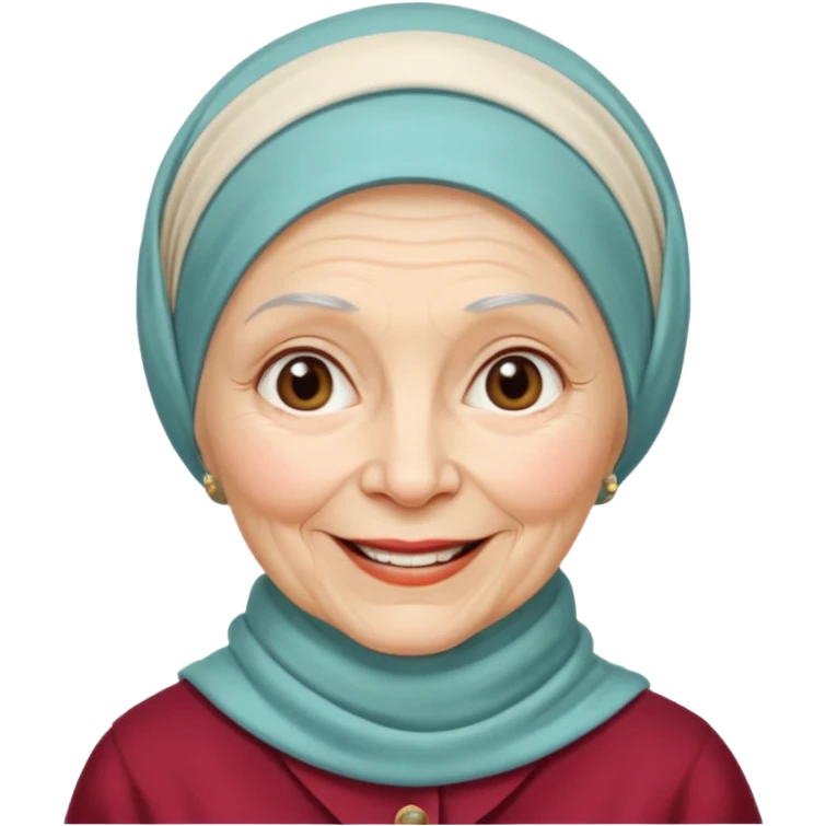 Старушка в платке СССР emoji