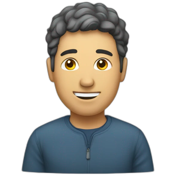 Un homme complètement choqué emoji