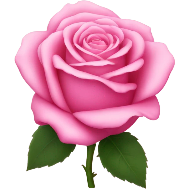 pink rose emoji
