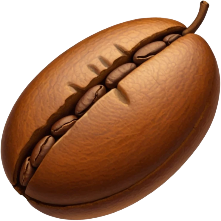 Coffee bean emoji