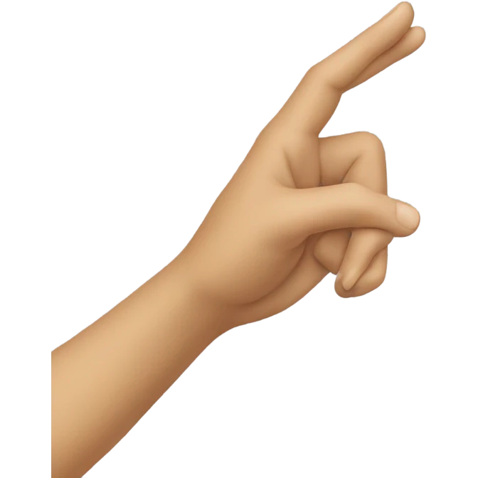 2 Hands showing by fingers letters d b emoji