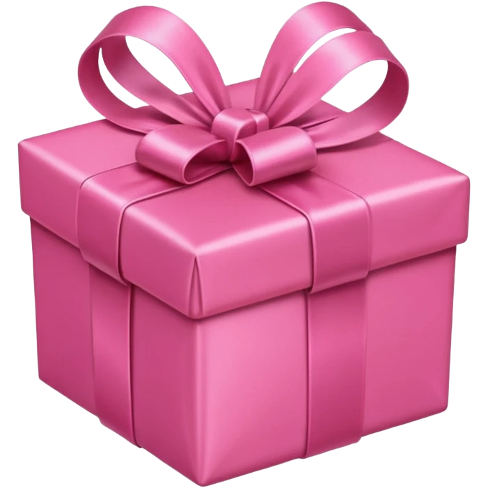 pink gift emoji