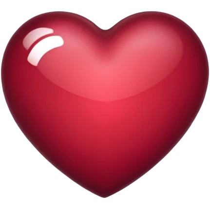 Cœur bordeaux  emoji
