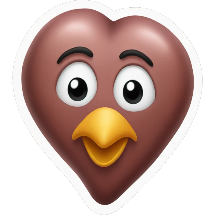 turkey heart emoji
