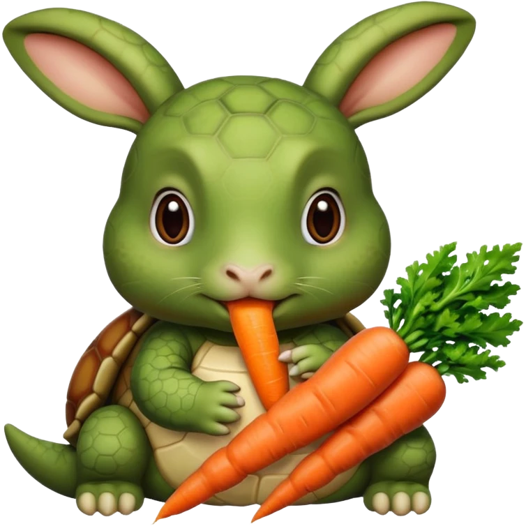 Tortu qui ce branle et lapin qui mange emoji