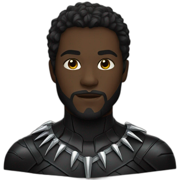 black panther emoji