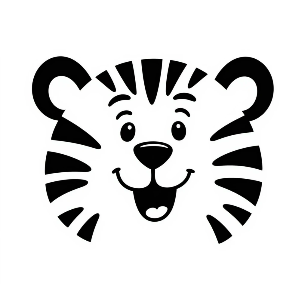 happy tiger face emoji