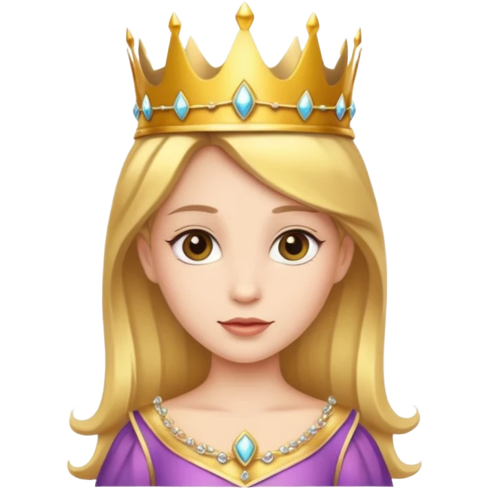 Princess wearing a crown  emoji