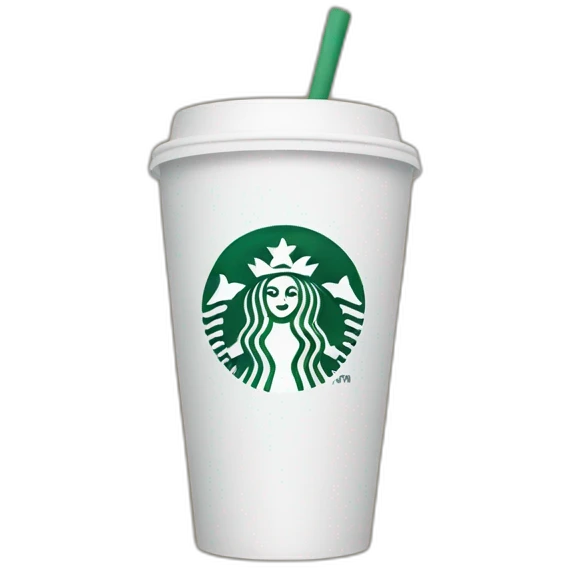 Starbucks coffee emoji