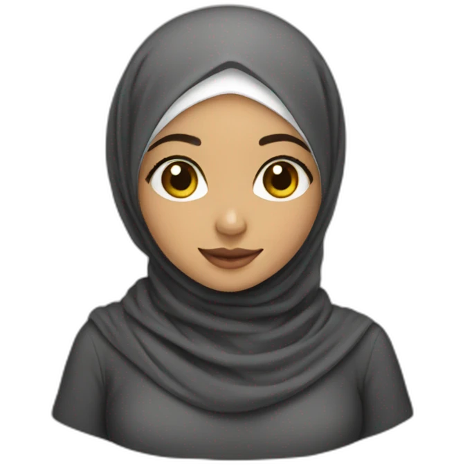 Cute hijabi emoji