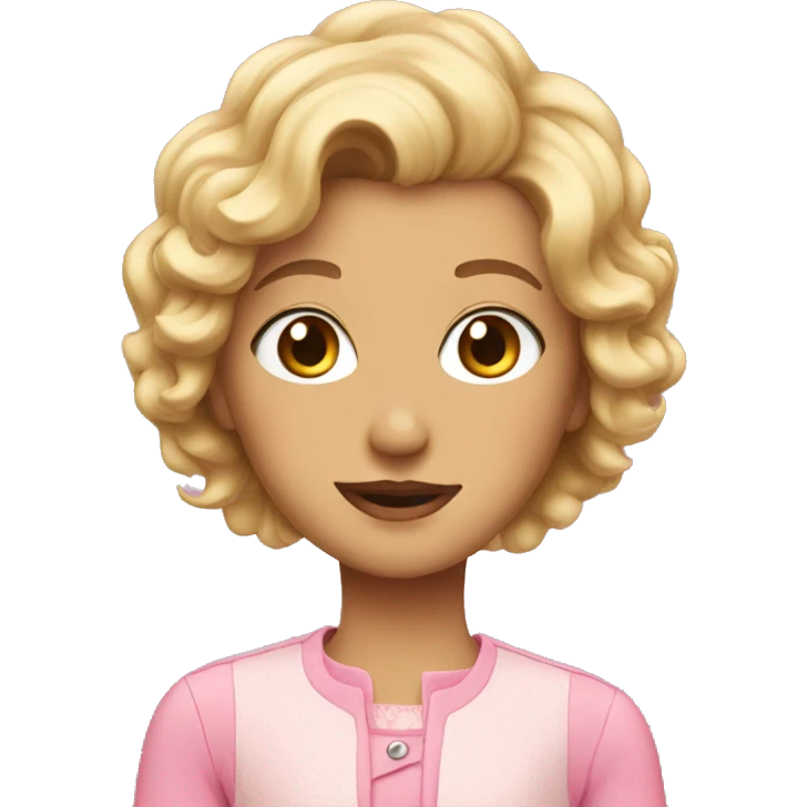 Pretty in pink emoji