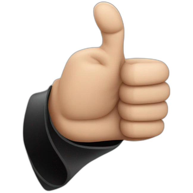darth vader face and thumb up emoji