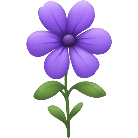 A purple flower emoji