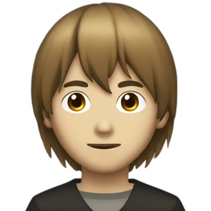 Yagami light face emoji