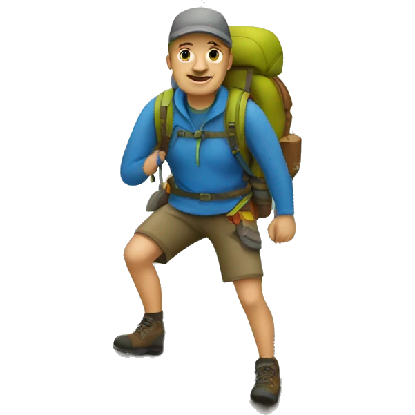 Hiker emoji