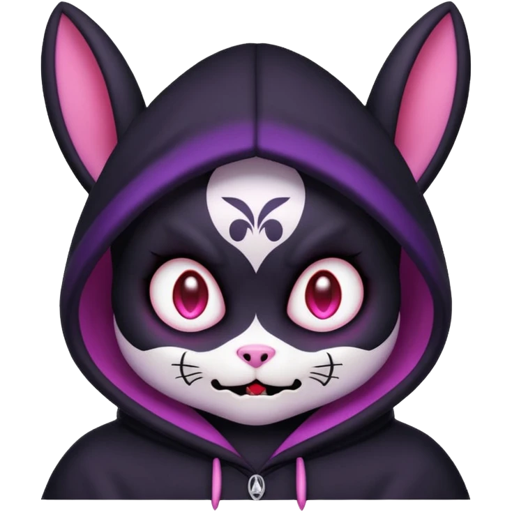 Exact kuromi emoji 100% accurate animal not human emoji