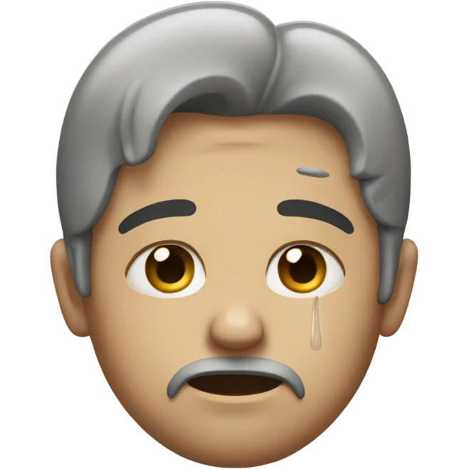 Crying guy emoji