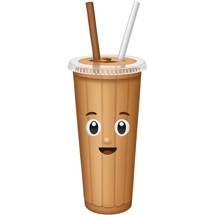 generate only one straw without glass emoji