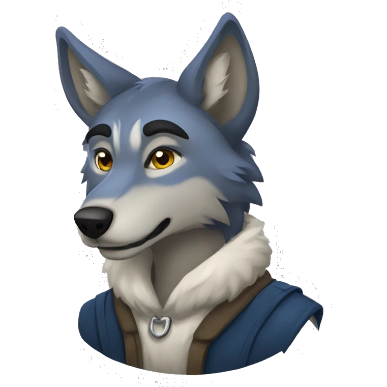 Wolf anthro emoji