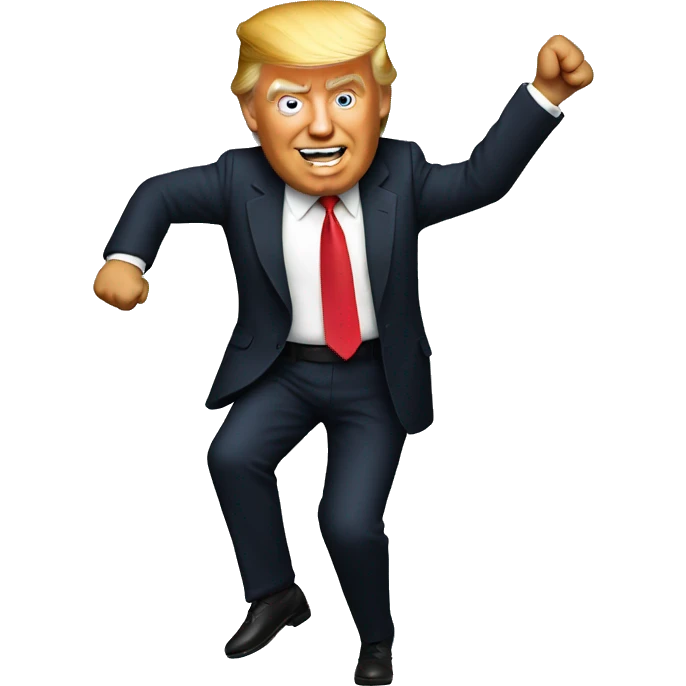 Trump dancing emoji