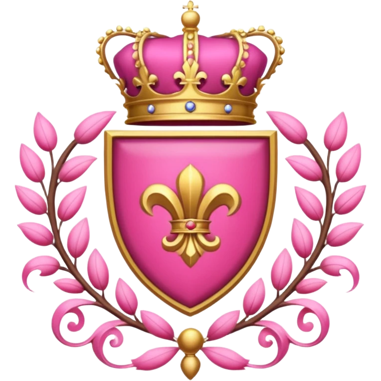 Pink Royal Crest emoji