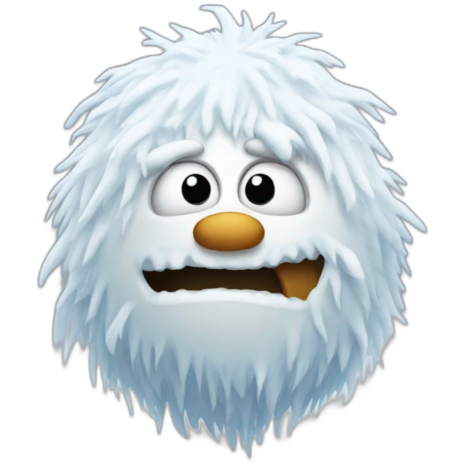 abominable snow man emoji