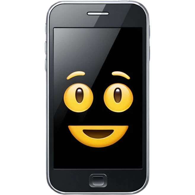 Generate a realistic emoji of an phone using artificial intelligence emoji