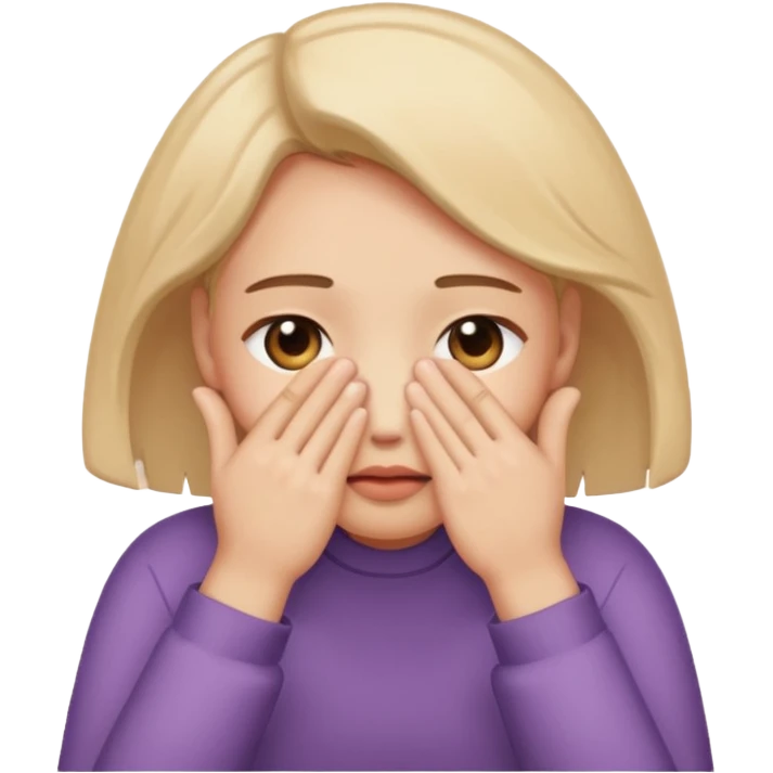 Quiero que sea 🫣 así y que esconda la letra M emoji