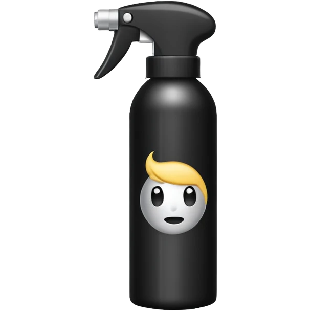 black bottle of hair spray emoji
