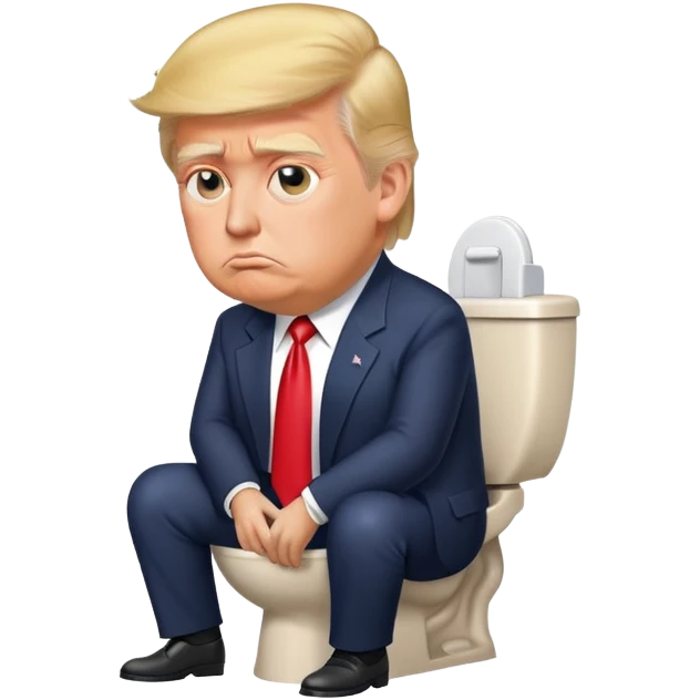 Trump pooping  emoji