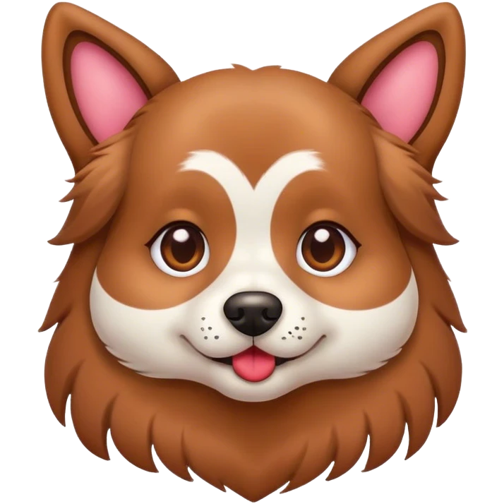 Dog with heart eyes emoji