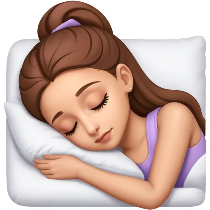 Ariana grande sleeping  emoji