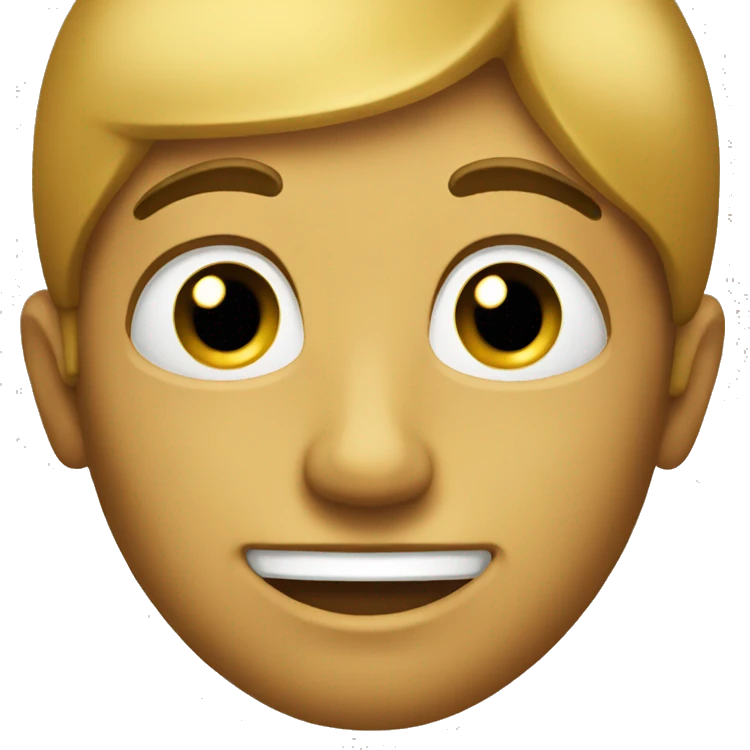 Golden face  emoji