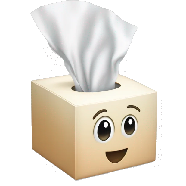 Tissue box emoji