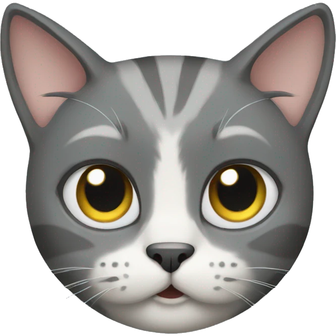 Gray cat  emoji