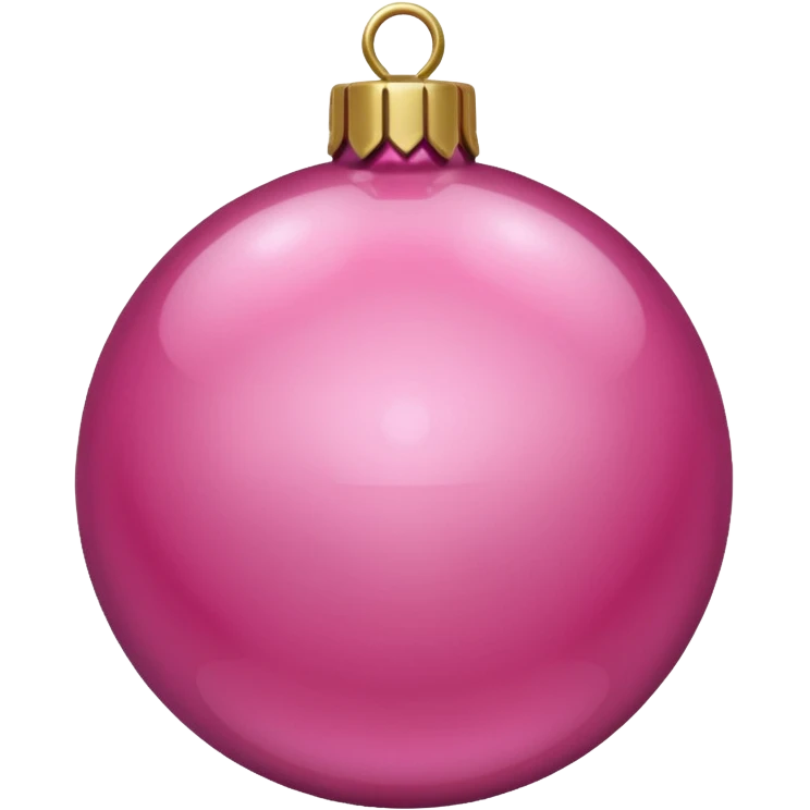 Christmas pink emoji