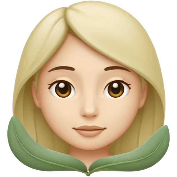 Minimal wellness emoji representing tighter skin and firmness,
subtle lifting effect, smooth contours, calm and natural,
no beauty or cosmetic symbols, soft sage green color palette emoji