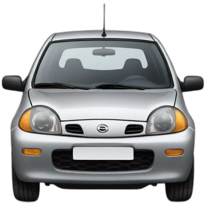 Nissan micra Cinzento emoji