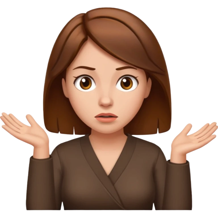 emoji of a shrugging woman that doesn't care emoji