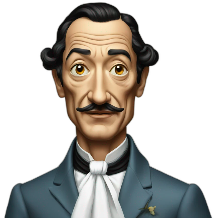 Dali en robe emoji