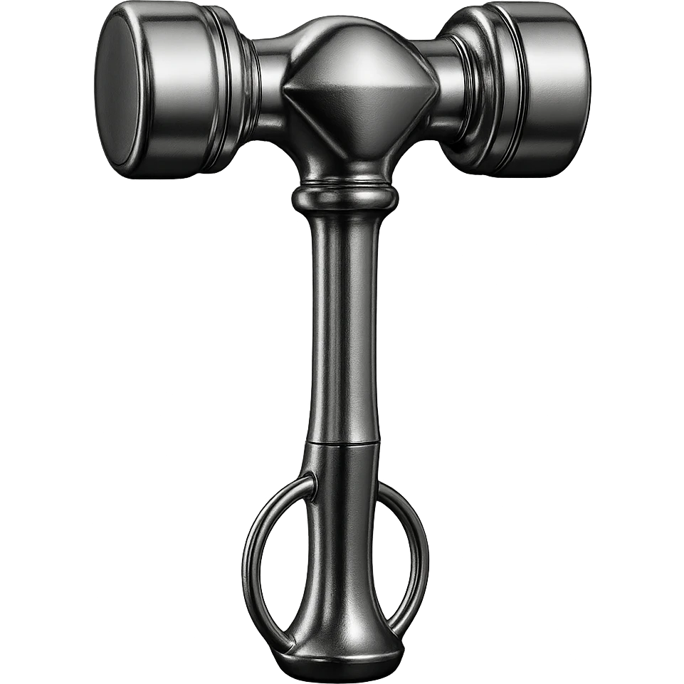 BLACKPINK-inspired gothic lightstick, no hearts, chrome style, shiny and dramatic, black and pink color scheme emoji