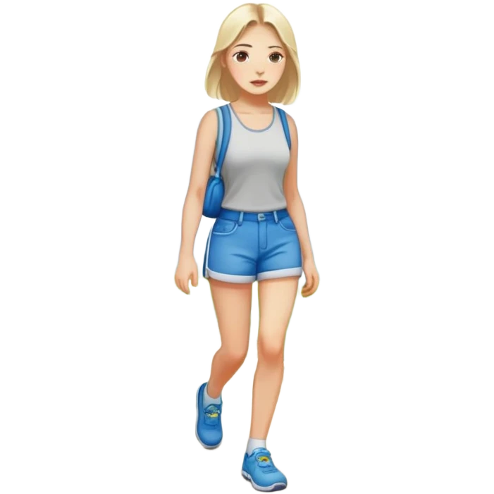 Оксана в шортах гуляет весной в +22 градуса emoji