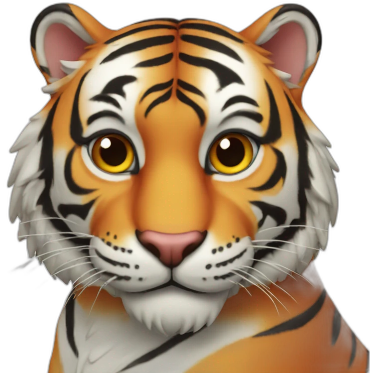 Staff office Tiger  emoji